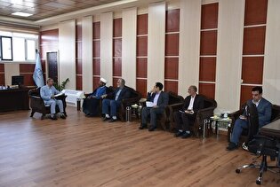 دیدار خادمیاران و صلح‌یاران رضوی خراسان جنوبی با رئیس کل دادگستری استان