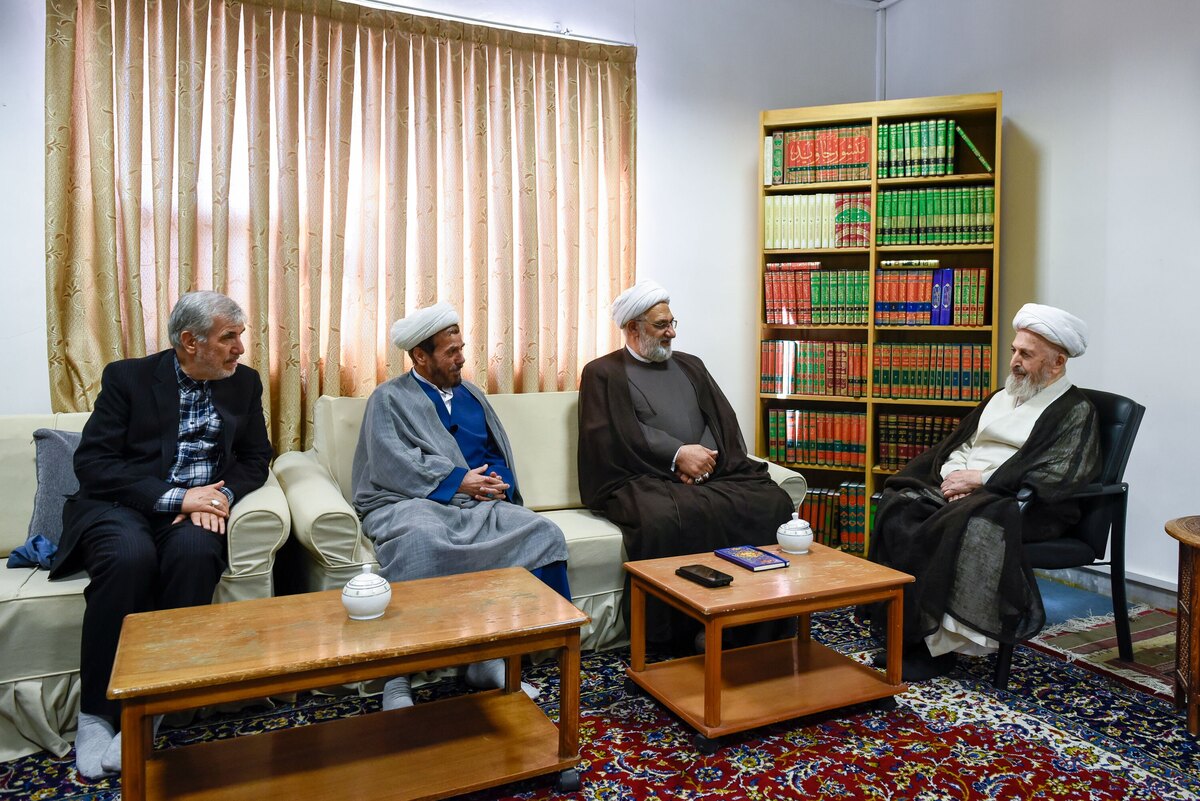 دیدار دست‌اندرکاران کنگره آیت الله میلانی با مراجع تقلید در قم