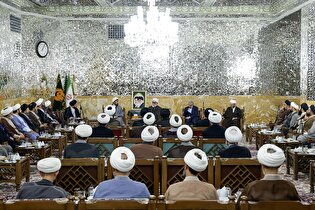 دیدار اساتید پاسخگویی به سوالات شرعی حرم مطهر رضوی با تولیت آستان قدس رضوی