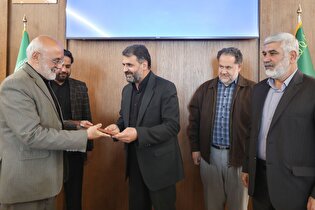 آیین تکریم و معارفه مدیر کانون‌های خدمت رضوی استان خراسان رضوی