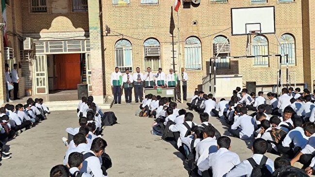 برگزاری «چهارشنبه‌های رضوی» در مدارس خرمشهر با حضور خادم‌یاران