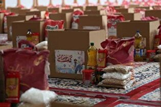 توزیع بسته‌های کمک مؤمنانه در بم به ارزش بیش از یک میلیارد