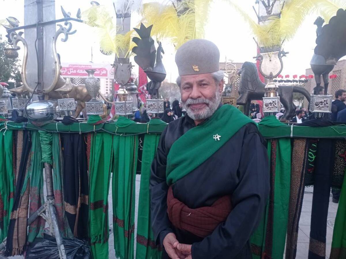 ثبت ۲۰۰ قطعه مداحی محلی؛ پیر غلام گچسارانی نغمه‌های کهگیلویه و بویراحمد را به حرم رضوی آورد