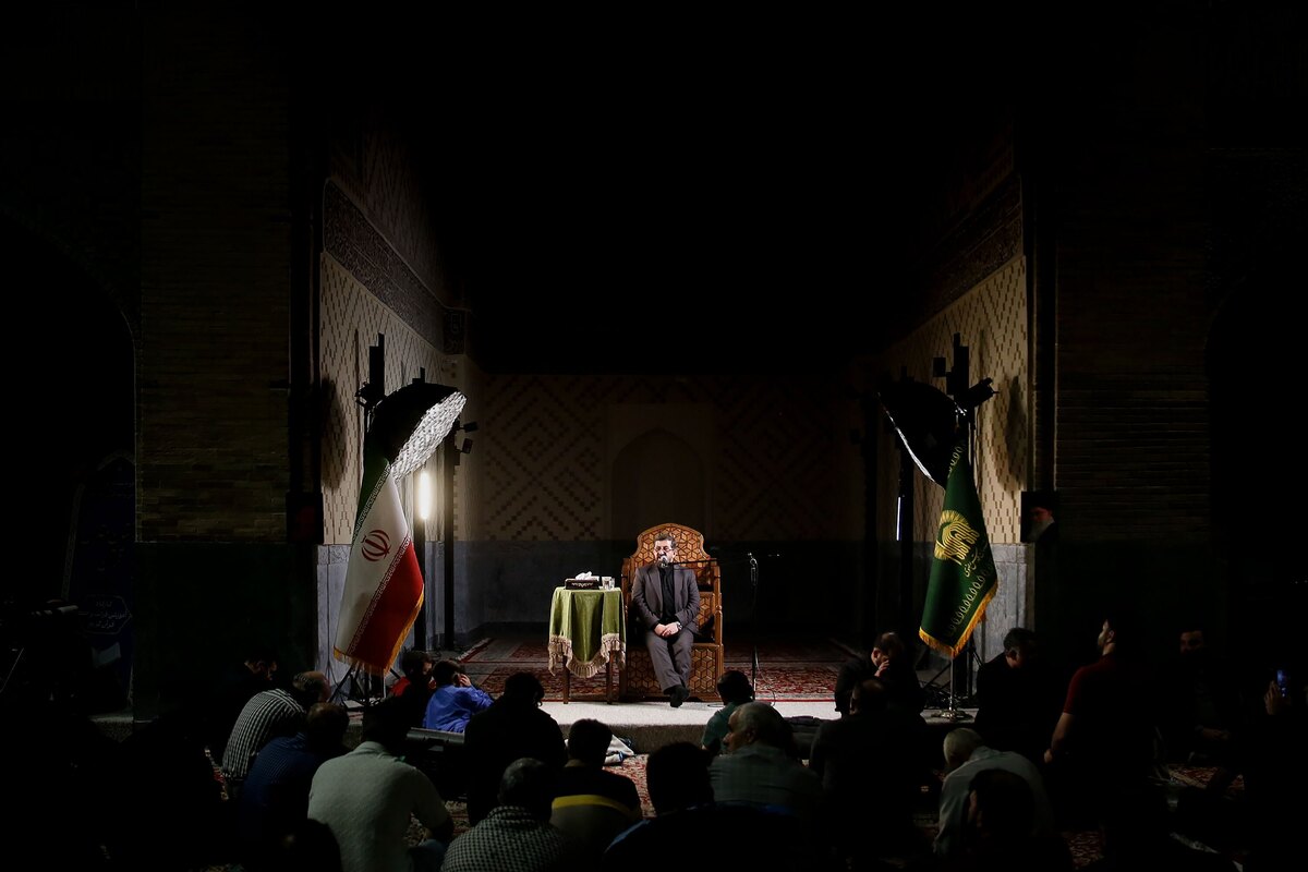 محفل عزای فاطمیه در حرم مطهر رضوی