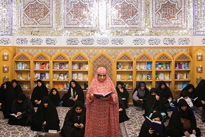 ایستگاه‌های مطالعه در حرم مطهر رضوی