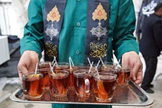 میزبانی زعفرانی ۷۵ خادم‌یار شاهین‌شهری از زائران حرم