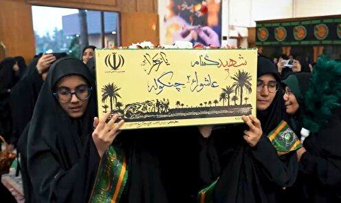 روایت یک آیین کهن؛ پرچم‌های روضه و اشک‌های استقبال از شهید گمنام