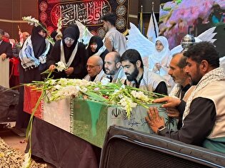 وقتی مادران شهدای ساوجی با شمیم رضوی برای شهید گمنام مادری کردند