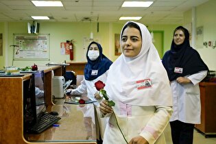 تقدیر از پرستاران بیمارستان رضوی