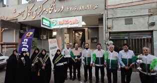 نان و نمکِ رضوی در سفره پرستارانِ کمال شهری در استان البرز