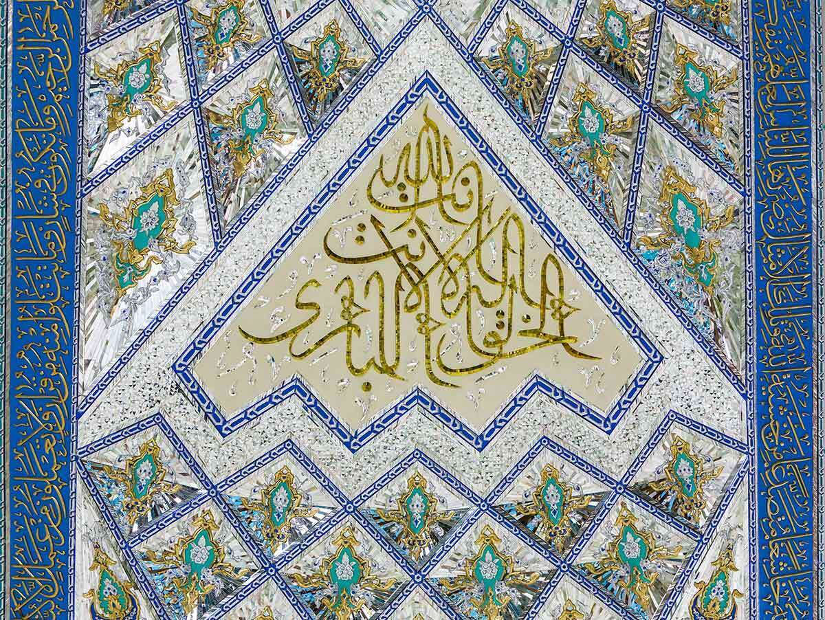 عکس با کیفیت : آینه کاری های رواق امام خمینی(ره) حرم مطهر رضوی