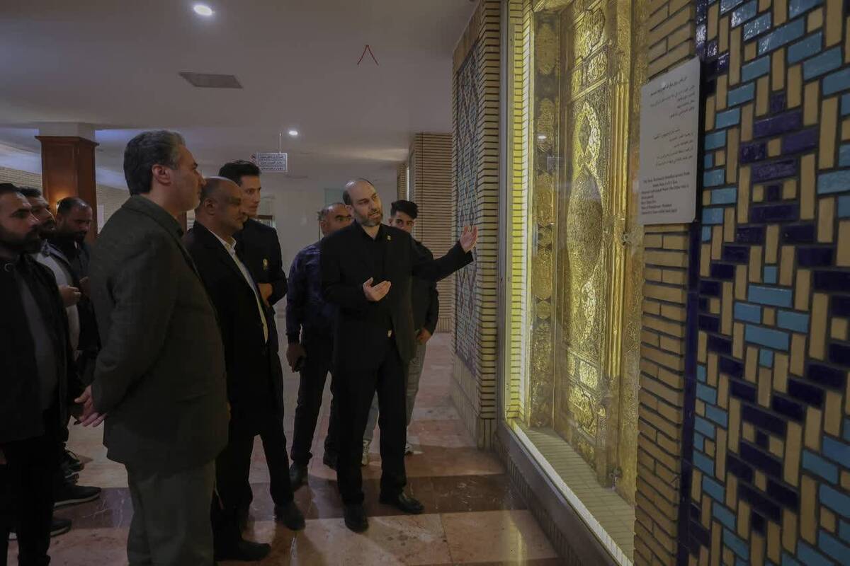 بازدید رئیس موزه عتبه عباسی از موزه‌های حرم مطهر رضوی