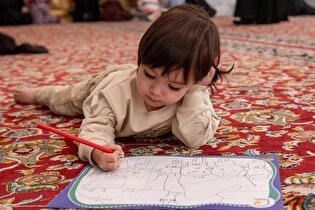 تشرف گروه جهادی مهر فرشته‌ها به حرم مطهر رضوی