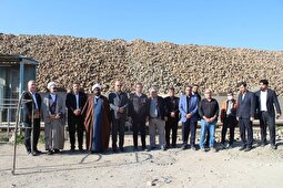 بازدید امام‌جمعه و مسئولان قضایی شهرستان از کارخانه قند چناران