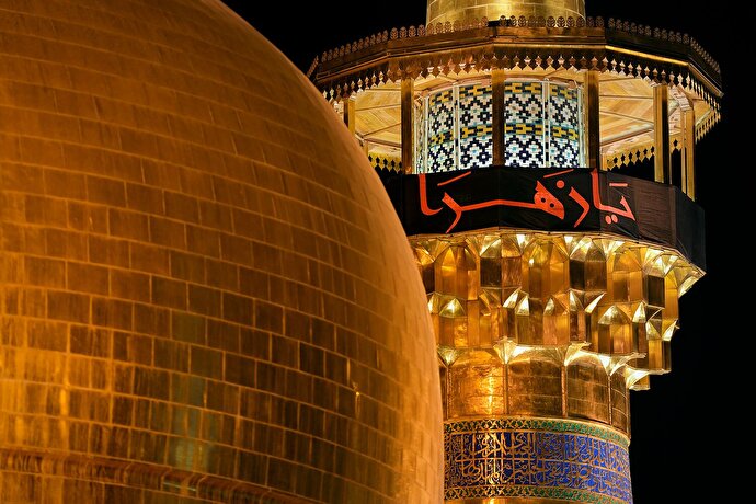 گلدسته حرم مطهر رضوی