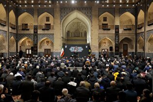 مجلس روضه فاطمیه در حرم مطهر رضوی