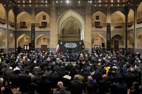 مجلس روضه فاطمیه در حرم مطهر رضوی