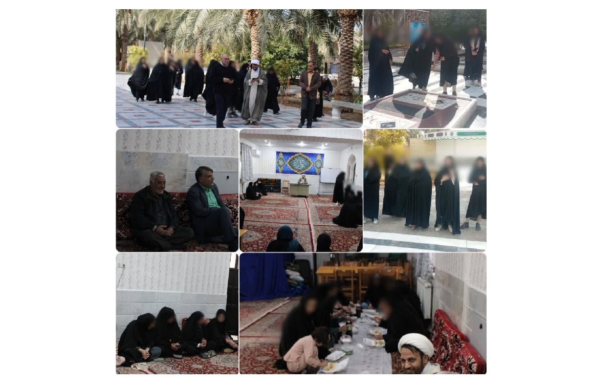 تشرف جمعی از مددجویان بند نسوان مرکز اصلاح تربیت طبس به آستان حضرت حسین بن‌موسی‌الکاظم (ع)