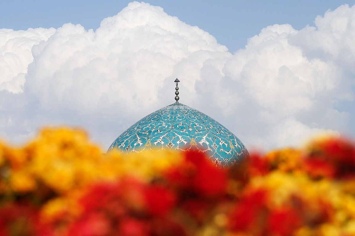 عکس با کیفیت : گنبد صحن گوهرشاد