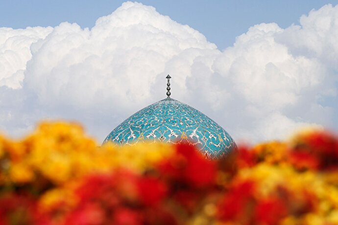 عکس با کیفیت : گنبد صحن گوهرشاد