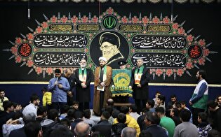 ادای احترام خادمان امام رضا (ع) به شهدای جنگ ۱۲ روزه در زنجان/ گزارش تصویری
