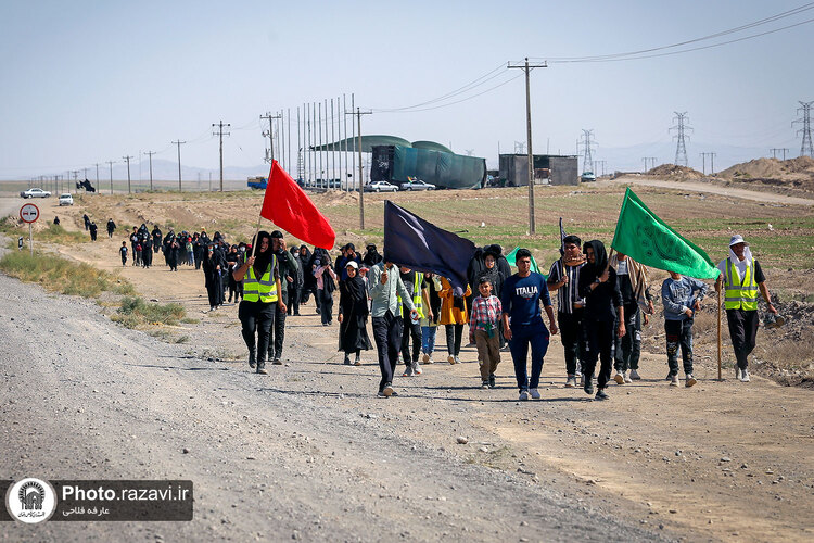 زائرین پیاده حضرت رضا(علیه‌السلام) - محور سرخس