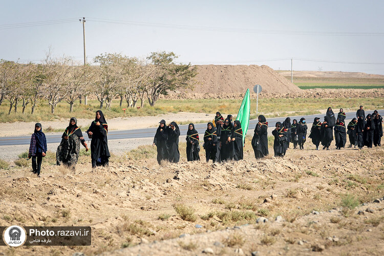 زائرین پیاده حضرت رضا(علیه‌السلام) - محور سرخس
