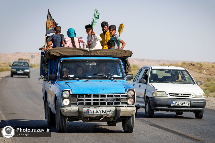 زائرین پیاده حضرت رضا(علیه‌السلام) - محور سرخس