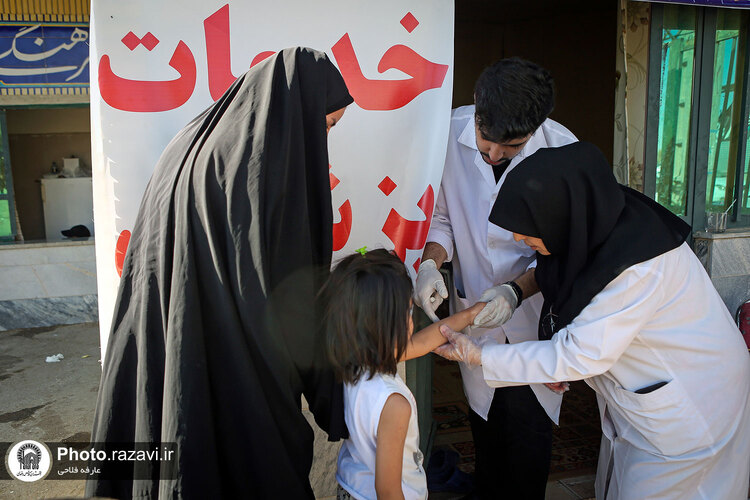 زائرین پیاده حضرت رضا(علیه‌السلام) - محور سرخس