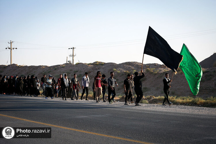 زائرین پیاده حضرت رضا(علیه‌السلام) - محور سرخس