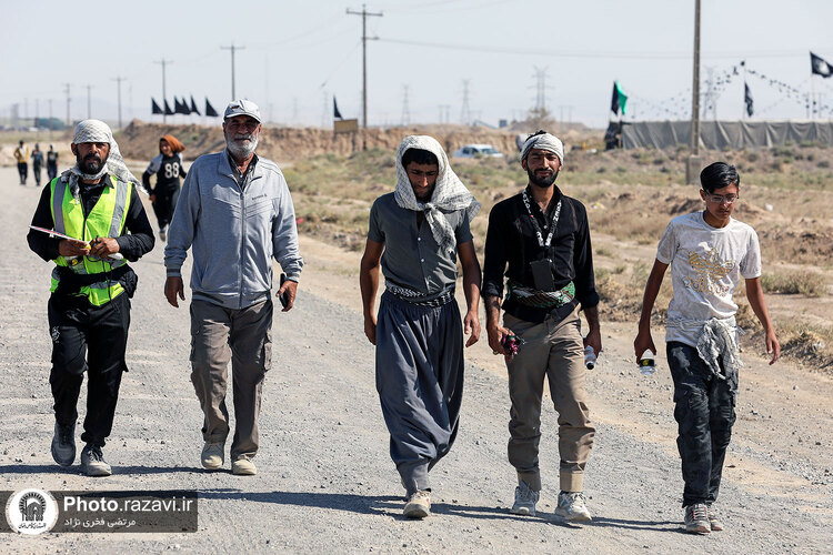 زائرین پیاده حضرت رضا(علیه‌السلام) - محور سرخس