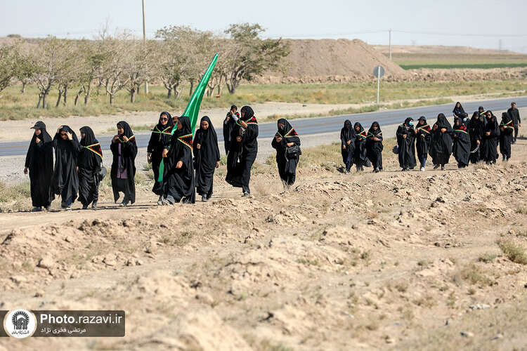 زائرین پیاده حضرت رضا(علیه‌السلام) - محور سرخس