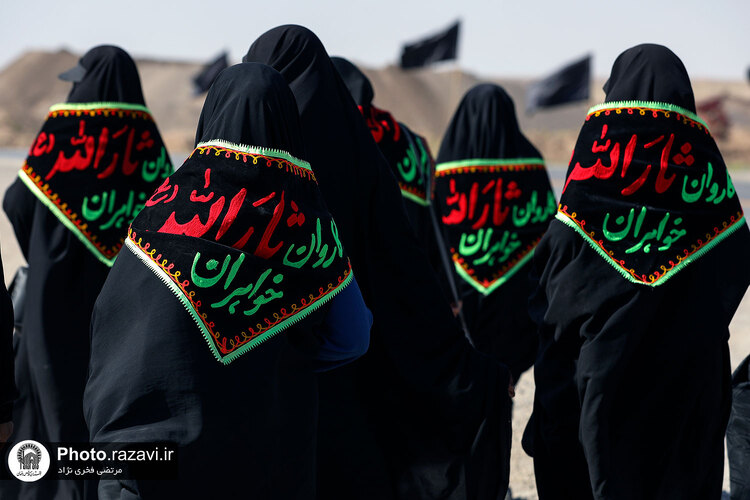 زائرین پیاده حضرت رضا(علیه‌السلام) - محور سرخس