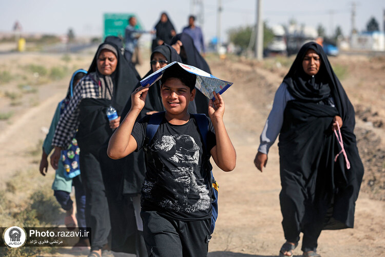 زائرین پیاده حضرت رضا(علیه‌السلام) - محور سرخس