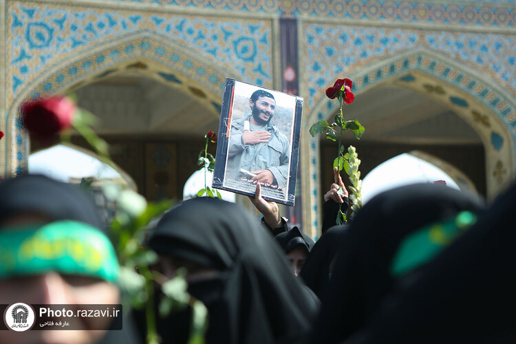 عزاداری زنان نوغان در حرم مطهر رضوی