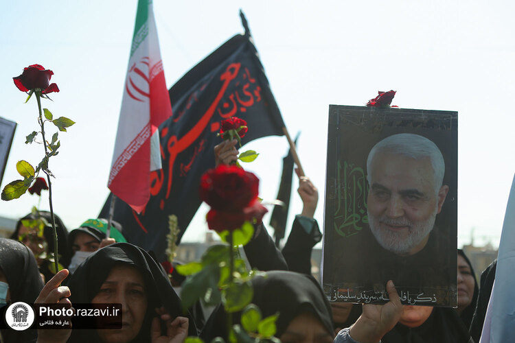 عزاداری زنان نوغان در حرم مطهر رضوی