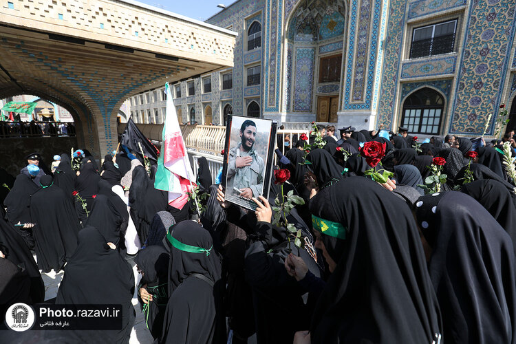 عزاداری زنان نوغان در حرم مطهر رضوی