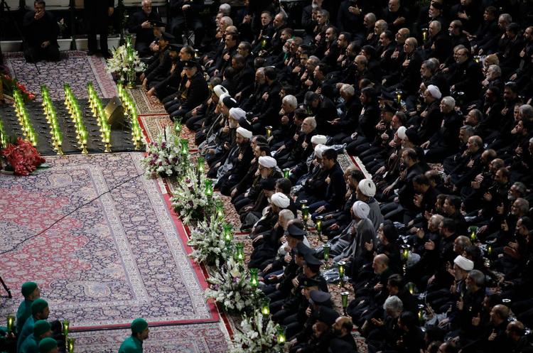 آئین شام غریبان شهادت امام رضا(ع) برگزار شد 