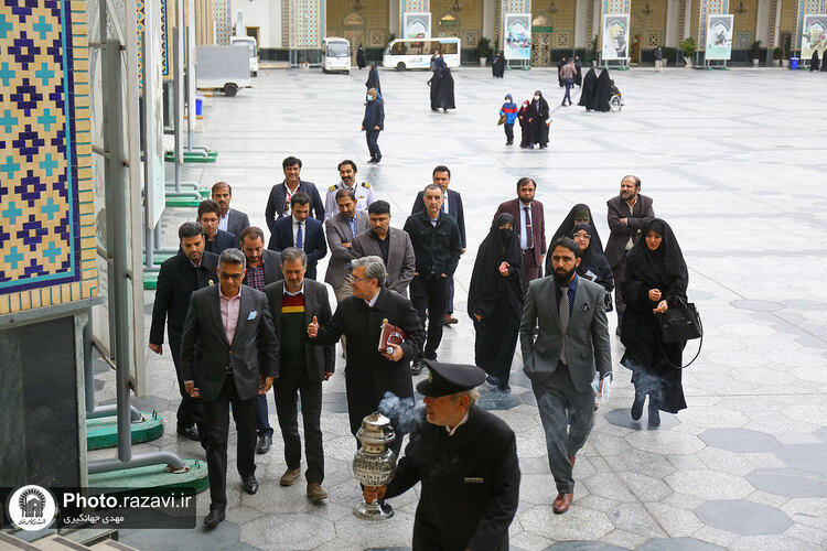 تشرف دبیرکل دولت بلوچستان پاکستان به حرم مطهر رضوی