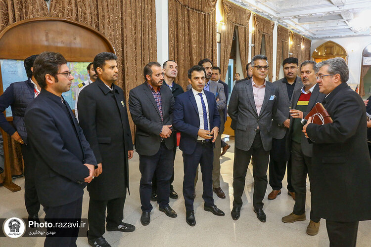 تشرف دبیرکل دولت بلوچستان پاکستان به حرم مطهر رضوی