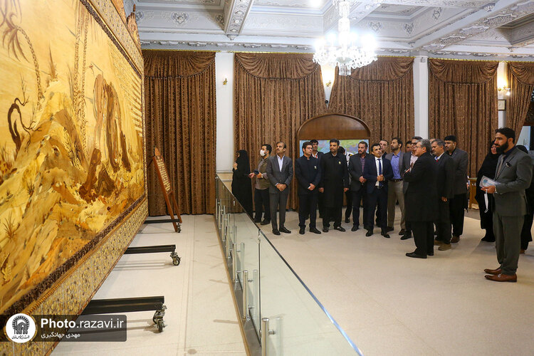 تشرف دبیرکل دولت بلوچستان پاکستان به حرم مطهر رضوی