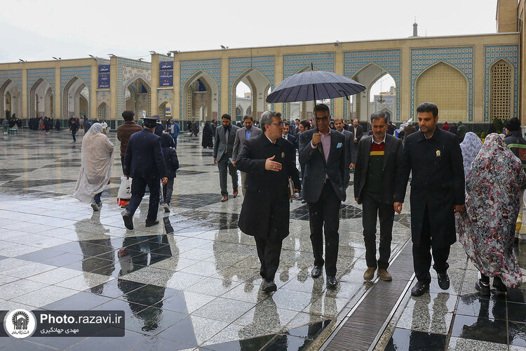 تشرف دبیرکل دولت بلوچستان پاکستان به حرم مطهر رضوی