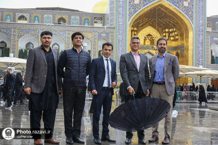 تشرف دبیرکل دولت بلوچستان پاکستان به حرم مطهر رضوی