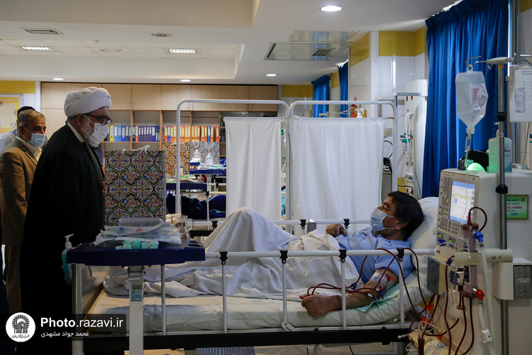 بازدید تولیت آستان قدس رضوی از بیمارستان منتصریه