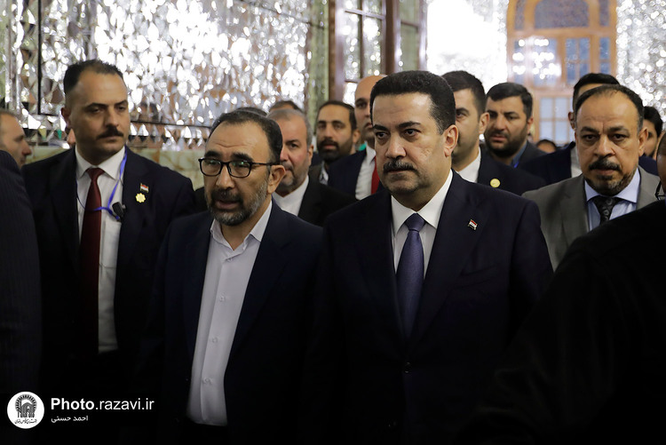 دیدار نخست وزیر عراق با تولیت آستان قدس رضوی
