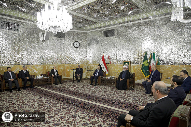 دیدار نخست وزیر عراق با تولیت آستان قدس رضوی