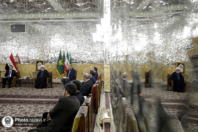 دیدار نخست وزیر عراق با تولیت آستان قدس رضوی