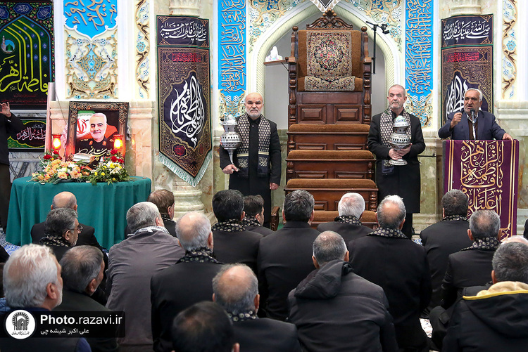 تشرف خدام آستان قدس رضوی به بیت‌الزهرا سلام‌ الله علیها کرمان