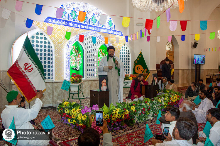 مراسم جشن نیمه شعبان ویژه زائران اردو زبان