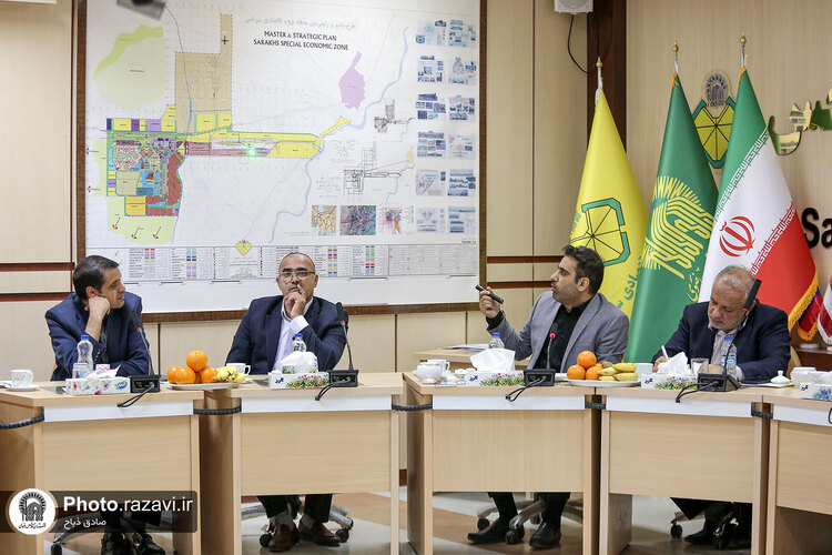 بازدید مدیران مناطق آزاد کشور تاجیکستان از منطقه ویژه اقتصادی سرخس